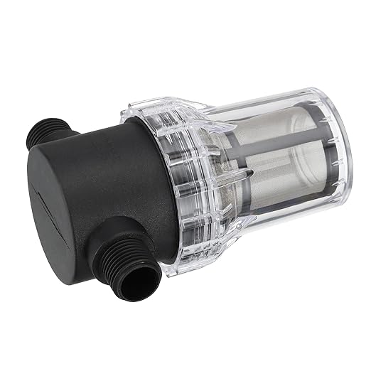 PATIKIL 1/2 Inch Male in-Line Strainer with 100 Mesh Stainless Steel Filter Screen Water Pump Filter for Garden Irrigation Pressure Washer Inlet