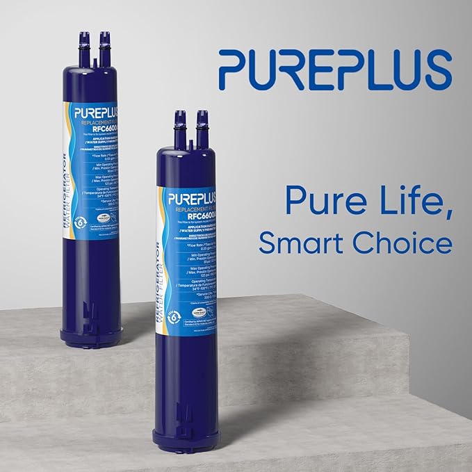 PUREPLUS Compatible with 4396841, 4396710, Everydrop® Filter 3, EDR3RXD1, 46-9083, 46-9030, 9030, 9083, Refrigerator Water Filter, 2Pack