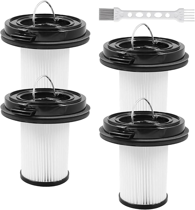 4 Pack Replacement Filter Compatible with BISSELL CleanView XR Lightweight Cordless Vacuum, for Bissell CleanView XR/XR pet Lightweight Cordless Vacuum - Filter, Washable and Reusable - AquaVibe