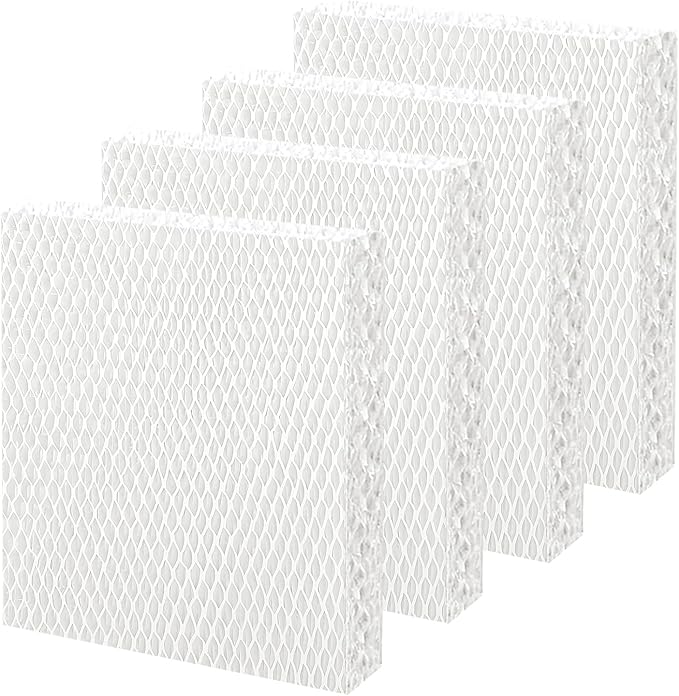 Colorffullife 4 Pack Humidifier Filter T for Honeywell Top Fill Tower Humidifier HEV615, HEV620, Replacement HFT600 Filter T