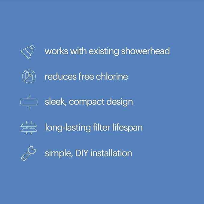 Brondell Shower Filter VivaSpring, Compact Rubbed Bronze – High Output, 100% High-Purity KDF Filtration, With FF-30 Filter Cartridge, Filtered Shower Water for Healthier Skin & Hair