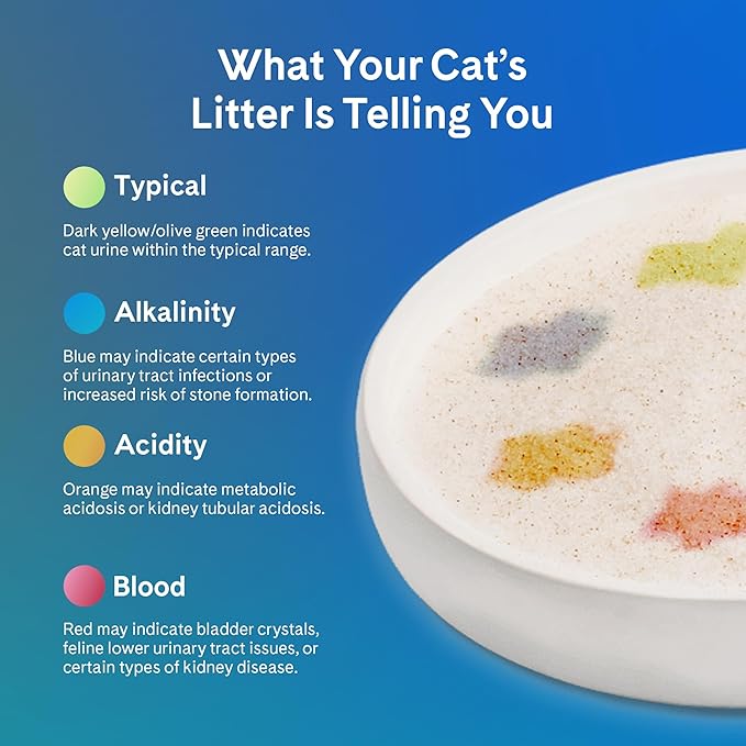 PrettyLitter Health Monitoring Cat Litter (Lotus Flower, Non Clumping) | Lightweight & Low Tracking, Color Changing Silica Gel Crystals, Advanced Odor Control — 6 Lbs, Pack of 1 (One Month Supply) - AquaVibe