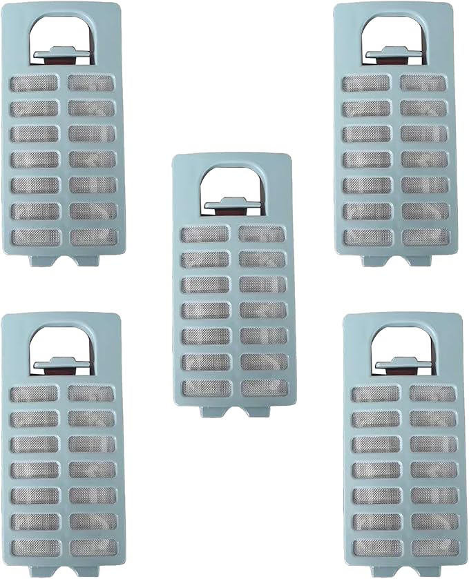 5PCS Rectangular Mesh Filter Drum Washer Filter Replacement Compatible with L G Washing Machines - AquaVibe