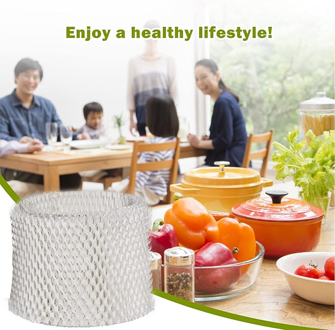 HIFROM 2Pack Replacement Humidifier Wick Filters Compatible with Kaz & Vicks 3020 V3100 V3500 V3600 V3800 V3900 Honeywell HCM-300T HCM-350 Humidifier WF2 & PWF2