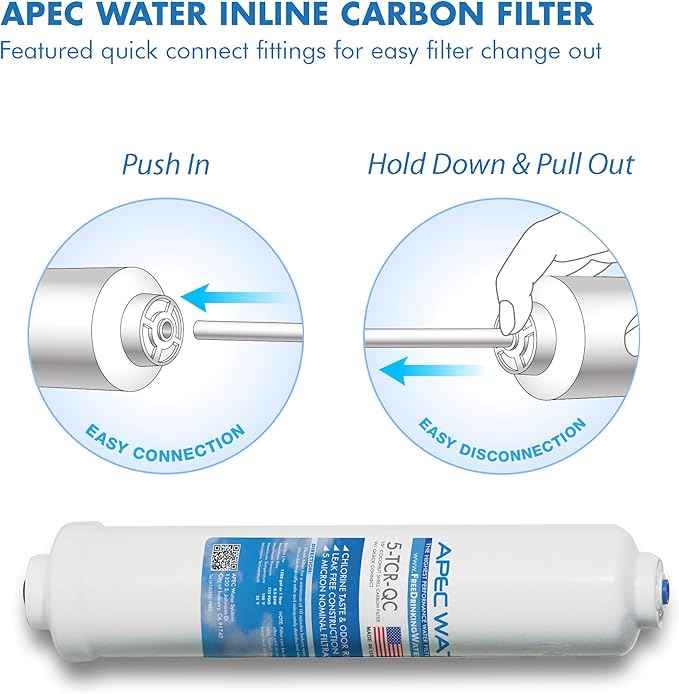 APEC Water Systems Filter Set with Inline Carbon Filter