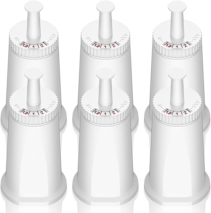 Replacement Water Filter for Breville Espresso Machine Barista Touch BES880, Barista Pro BES878, Oracle Touch BES990, Oracle BES980, Dual Boiler BES920 Bambino ClaroSwiss Sage, 6 Pack - AquaVibe