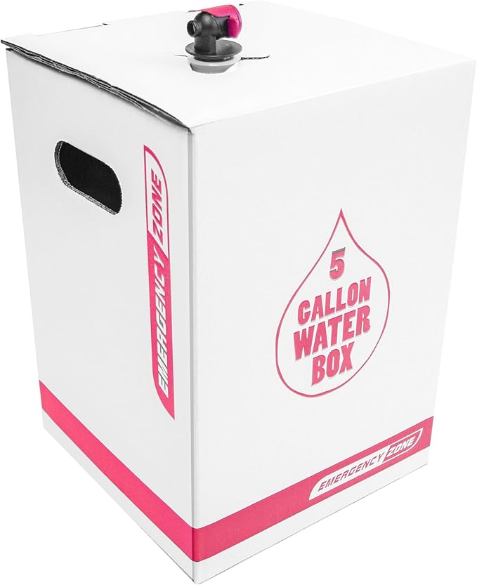 Long Term Water Storage System, BPA Free Water Bags, 5 Year Shelf Life | 100 Gallon Set