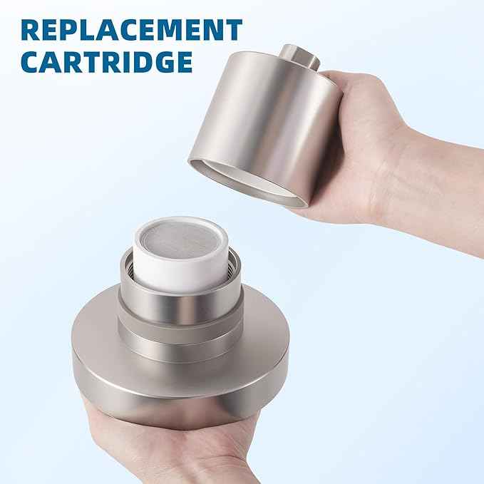 KDF Shower Filter Replacement Cartridge for JOLIE Shower Head Filter - 4 Packs