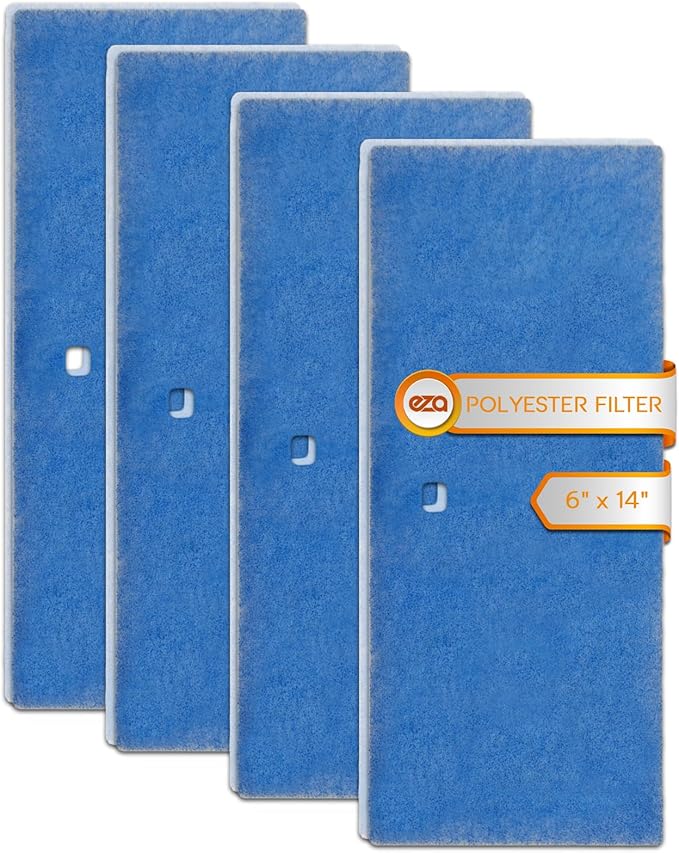 RV Air Conditioner Filter - 6" x 14" RV AC Replacement Filters For Coleman Mach Unit MERV 8 Air Filter (4 Pack) - AquaVibe