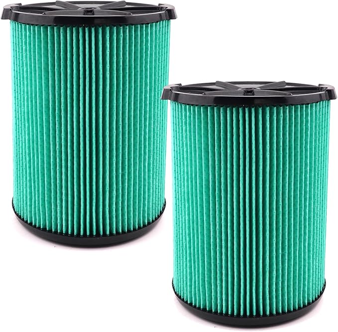 2 Pack VF6000 Filter for Ridgid 5-20 Gallon Wet Dry Vacuums, 5-Layer Hepa Filter, Fit models WD5500 WD0671 WD6425 WD7000 WD1280 WD1851 WD1680 WD1956 - AquaVibe