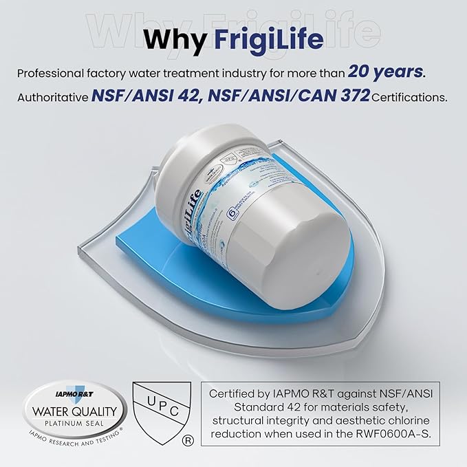 RWF0600A Replacement for GE MWFP, MWFA, MWFAP, MWFINT, GWF, GWFA, HWF, HWFA, HDX FMG-1, Smartwater, WFC1201, GSE25GSHECSS, 197D6321P006 （4 Pack)