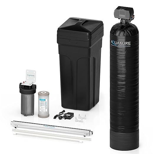 Aquasure 3-in-1 Water Purification System - Chlorine Reduction, UV Light, Pre-Filter, 64kG, 9000hrs