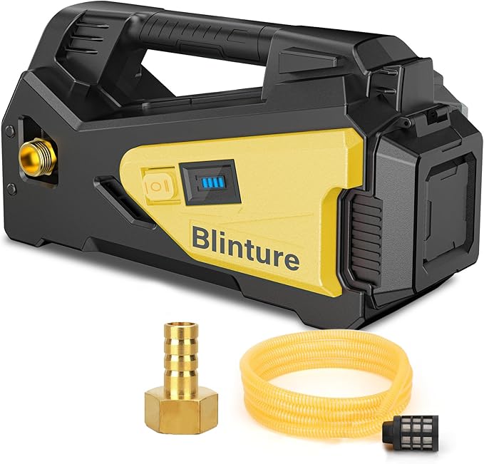 Battery Operated Transfer Pump Compatible with DeWalt 20V, 2Ah-9Ah Large Battery, Potable Cordless Water Pump, Self-Priming Power Water Pumps, 300GPH 48FT for Boat/RV/Tank(Not include Battery)