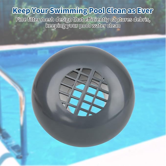 Pool Inlet Strainer P6H1317 Threaded Pool Strainer Replacement Kit for Above Ground Pool, Inlet Filter Compatible with Best-Way in-tex Cole-Man - AquaVibe