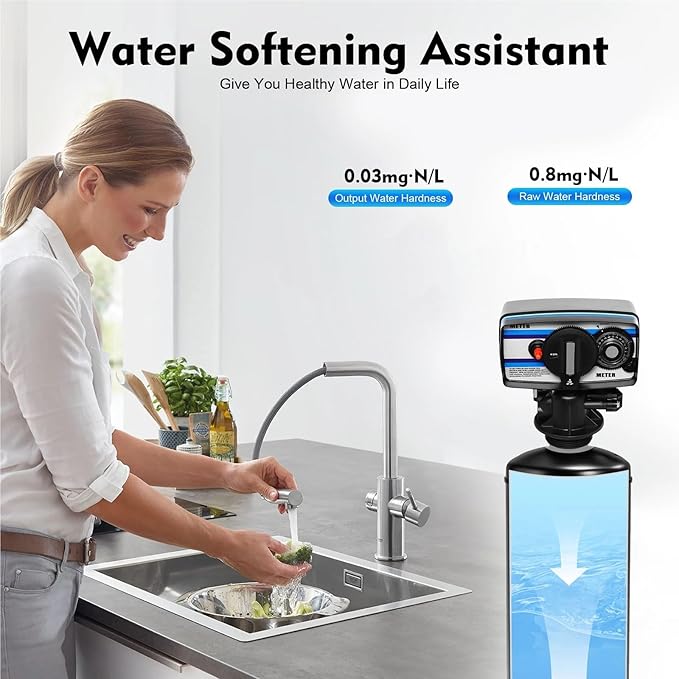 Water Softener Digital Control Valve High Automatic Timer Flow System for Whole House Filter Purifier