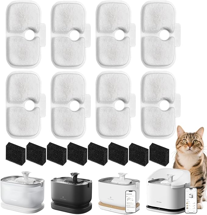 Cat Water Fountain Filter Replacements (16)