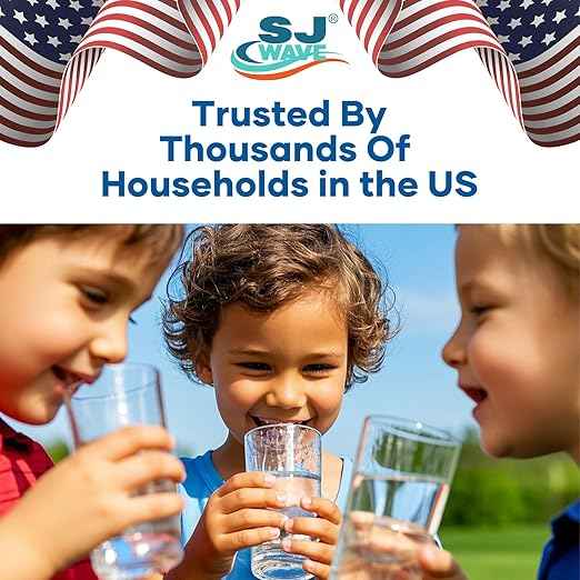 SJ WAVE 22 in 1 Water Test Kits - 125 Strips Drinking Water Test Kit, Home Tap and Well Water Tester for Bacteria pH Hardness Lead Iron Copper Chlorine Cyanuric Acid