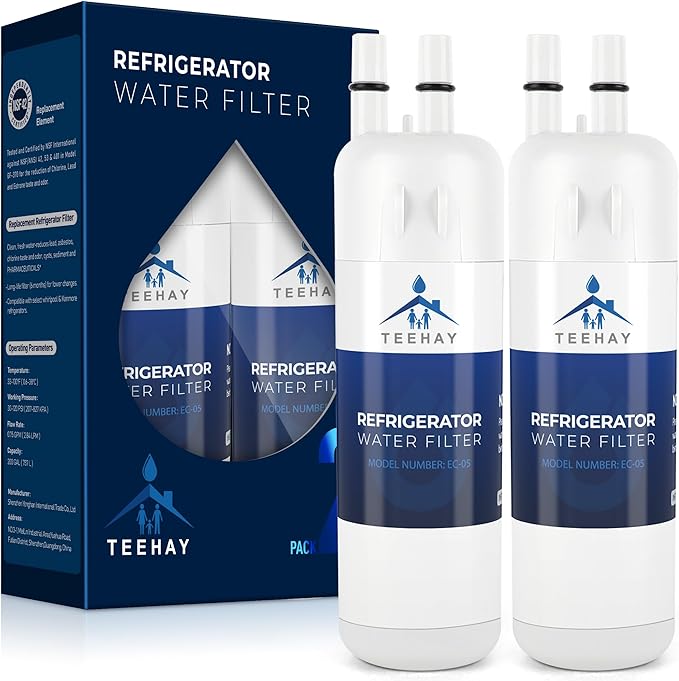 9081 Water Filter Replacement, Compatible with P5WB2L, P4RFWB, P4RFKB2, Kenmore 9930, 46-9930, 9081, 46-9081, 9930P, 469930, 04609930000 (2 Pack) - AquaVibe