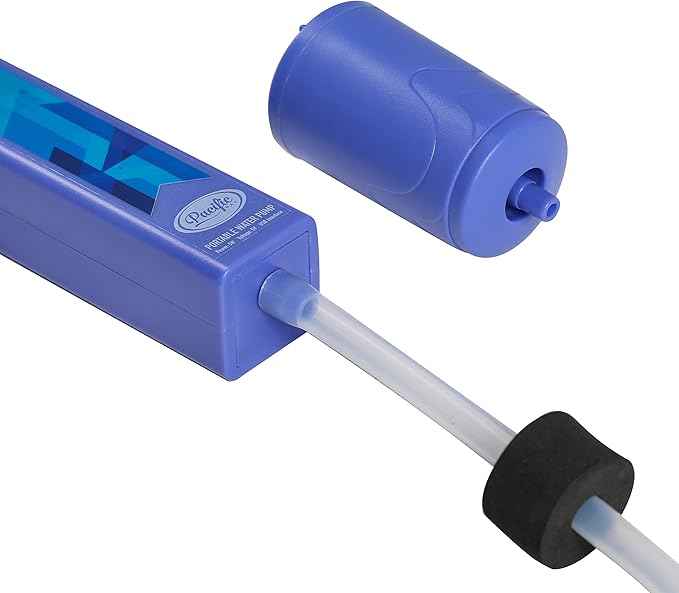 Pacific Bay Portable Automatic Pump/Water Filtration System - for Camping or Wilderness Survival - Emergency Drinking Water Survival - Indoor/Outdoor Water Filter - Must Have Hiking Supplies