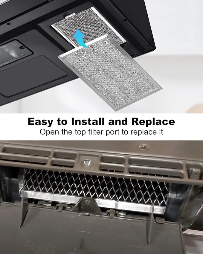 Microwave Charcoal and Grease Filter Fit for GE JVM6175EK5ES JVM6172SK5SS JVM6175SK5SS JVM6175YK5FS