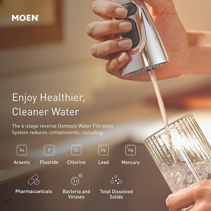 Moen 4-Stage Under Sink Reverse Osmosis Advanced Water Filtration System Stage 2 Replacement Filter, F9920