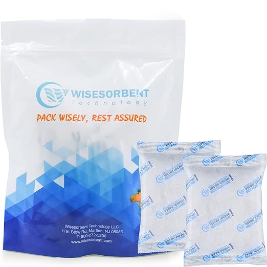 30 Packs 100 Gram Silica Gel Packets, Desiccant Packs for Storage, Moisture Absorber Packs for Moisture Control