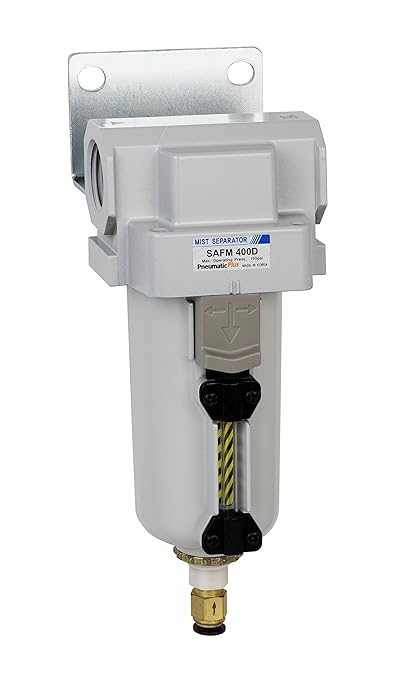 PneumaticPlus SAFM400-N06BD-MEP Compressed Air Coalescing Filter, 0.1 Micron, 3/4