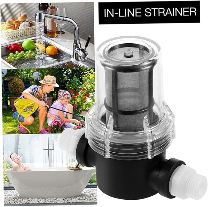 Star Hose Filter Attachment Line Water Hose Filter, Garden Pressure Washer Inlet for RV Camping Car Wash Water