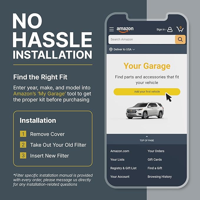 Spearhead HEPA Breathe Easy Cabin Filter, Up to 99.97% Filtration of 0.3 Micron Particles w/No Airflow Reduction (BE-151H)