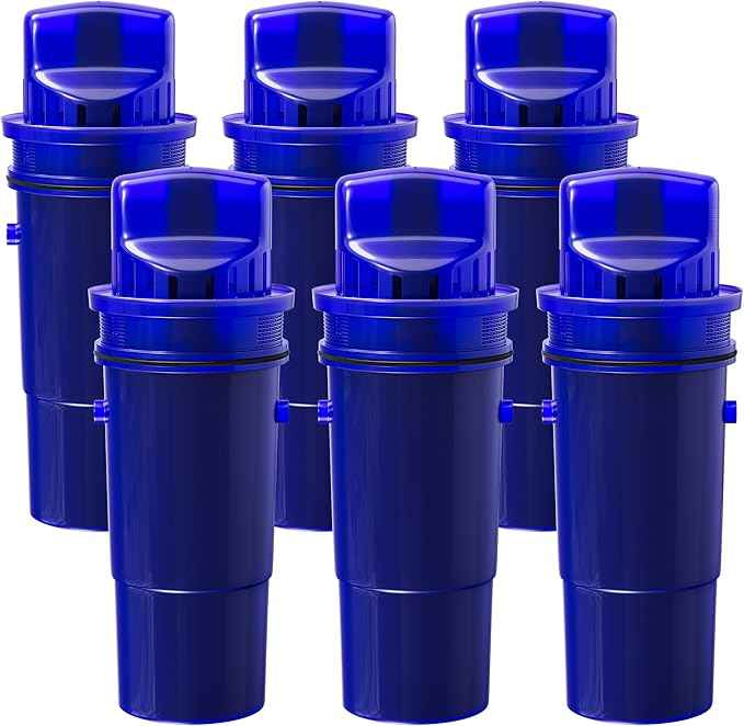 CRF950Z Filter Replacement for Compatible with PUR Water Filter Pitcher and Dispensers, CRF950Z, CRF-950Z, PPF900Z, PPF951K, PPT700W, Adsorb 99% Chlorine, Pack of 6, By DESENRUIS Upgraded Water Filter