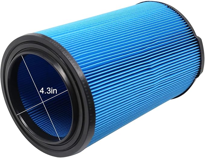 2Pack VF5000 3-Layer Replacement Filter Compatible with Ridgid Shop Vac 5-20 Gallon Wet/Dry RV2400A RV2400HF RV2600B WD06700 WD0671 WD0970EX0 WD0970M0 WD1270 WD1450 WD1680 - AquaVibe