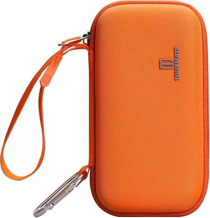 Water Filter for Sawyer Products Mini Water Filtration System, Protective Carrying for Drinking Straw, Squeeze Pouch and Other Accessories (Orange)