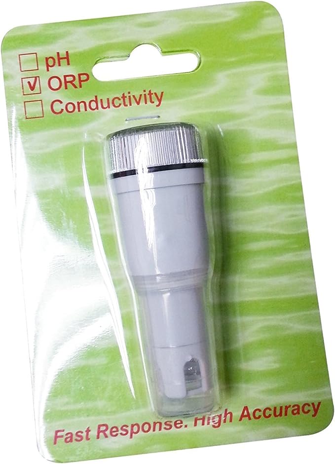 TEKCOPLUS 6-in-1 Water Quality Tester, Waterproof Digital Pen Type Multiparameter Water Tester Combo Pen with pH/ORP/EC/TDS/Salinity/Temperature Testing Kit and Replaceable ORP Probe