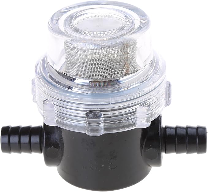 Water Strainer, 1/2Inch Hose Barb in-Line Strainer Twist-On Sprayer Filter for Water Campers Boats