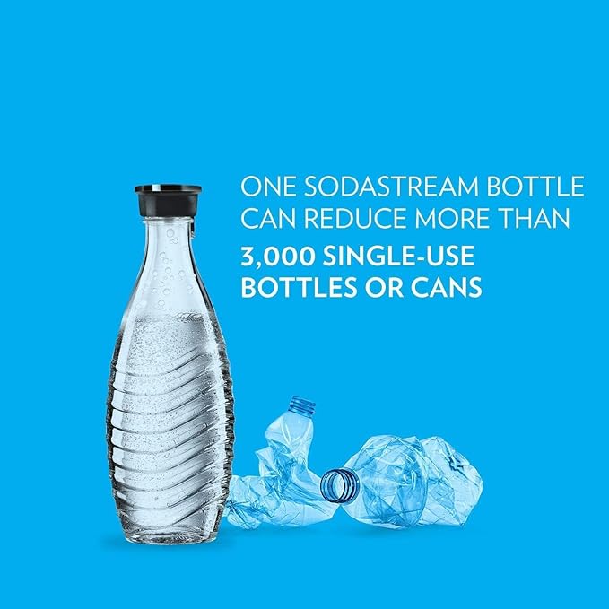 sodastream Carbonating Carafe, Clear, Glass (Pack of 2)