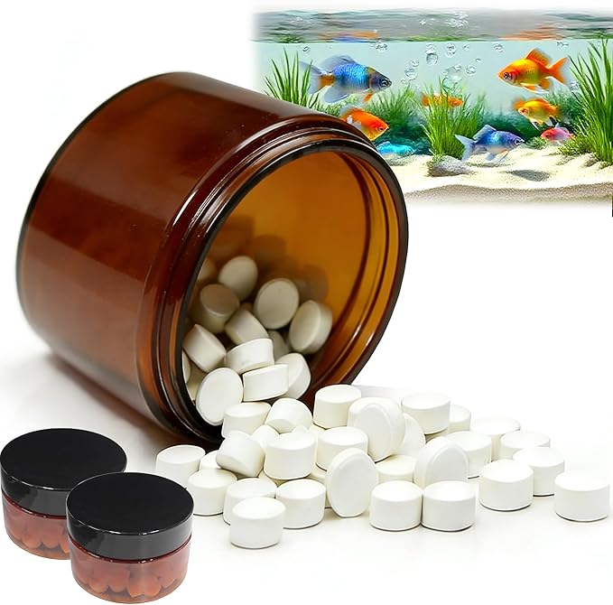 Aquarium Water Purification Tablets for Fish Tanks – Premium Water Purification Tablets to Remove All Kinds of Turbidity, Clarify Water, Promote Healthy Fish Environment (2)