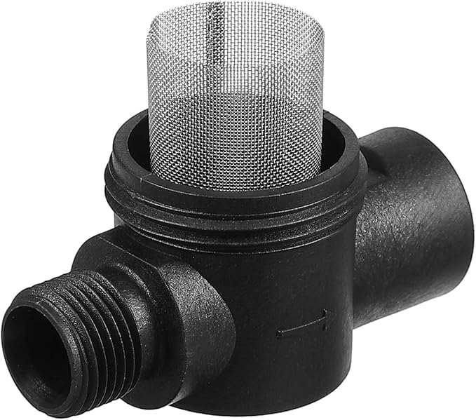 Honoson 4 Pack Water Pump Strainer Filter, RV Replacement 1/2 Twist On Pipe Strainer with 50 Mesh Stainless Steel Filter Screen Compatible with WFCO or Shurflo Pumps