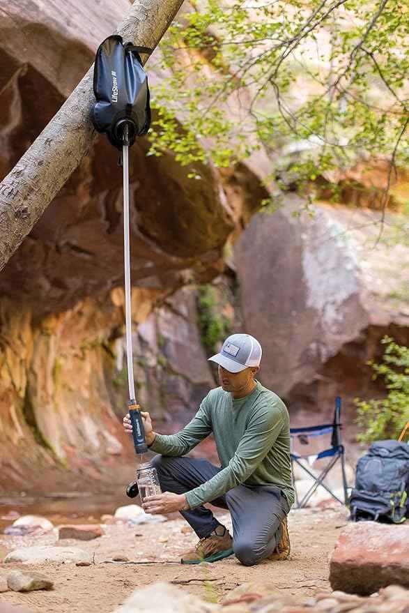 LifeStraw - Ultrafilter Membrane Water Purifier, Removes 99.99% Viruses, Bacteria, Parasites, 30L/hr Gravity Flow, 18,000 Liters Lifetime Capacity, B Corp Certified, Climate Neutral