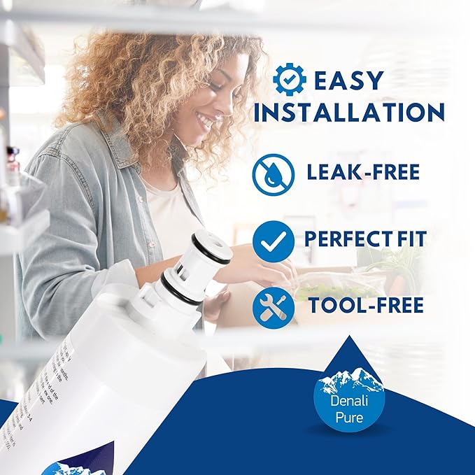 2-Pack Replacement for for Sears/Kenmore 10659269990 Refrigerator Water Filter - Compatible with Sears/Kenmore 46-9010, 46-9902, 46-9908 Fridge Water Filter Cartridge