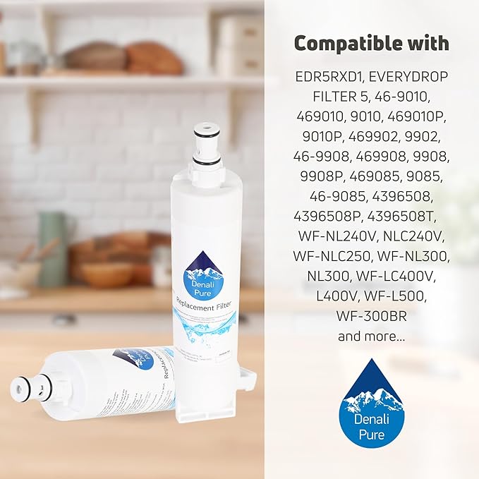 2-Pack Replacement for for Sears/Kenmore 10659269990 Refrigerator Water Filter - Compatible with Sears/Kenmore 46-9010, 46-9902, 46-9908 Fridge Water Filter Cartridge