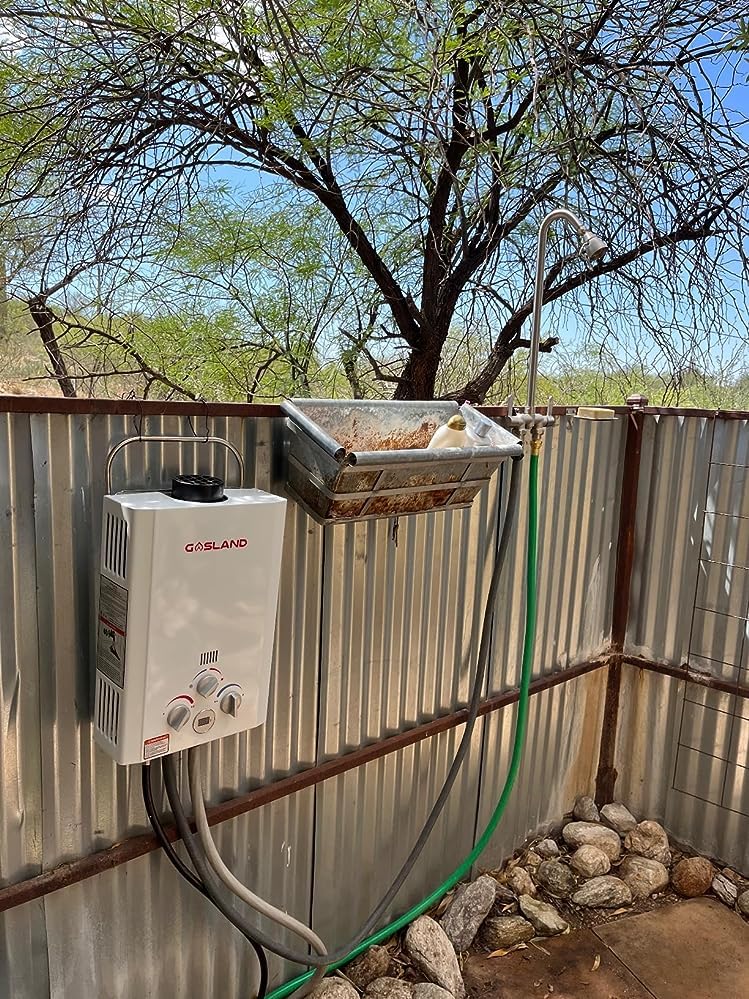 BE264 Propane Water Heater Outdoor
