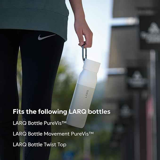 LARQ Active Loop - Bump Protector for Your Cap with Easy Carry Carabiner, Black