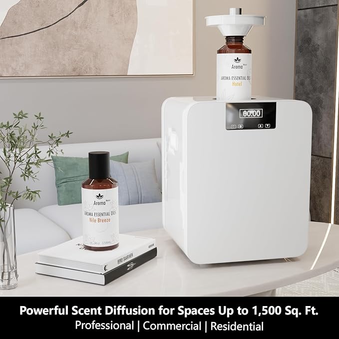 Aroma Diffuser Oil - Ocean - Aroma Fragrance Diffuser Oils, Aromatherapy Scents Neroli, Watermelon & Amber, Long-Lasting Air Fresheners, Enjoy Essential Oil Infused Atmosphere - 5.3 fl oz (150mL)