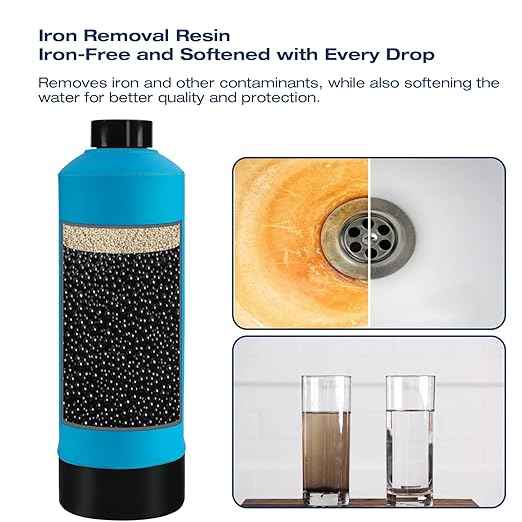 H&G Lifestyles Whole House Water Filter System, Iron and Manganese Water Filter for Well Water & City Water,Reduce Iron Heavy Metal, Silver-Enhanced, Soften Water, 700,000 Gallons