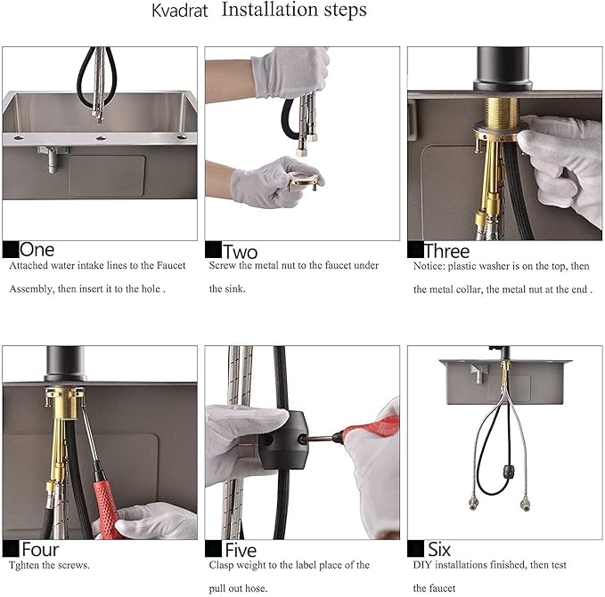 Kitchen Faucet Brushed Nickel, High Arc Spring Single Handle Brass Body 3-Function Kitchen Sink Faucet for Farmhouse Laundry Commercial Modern RV Bar Faucet Kitchen