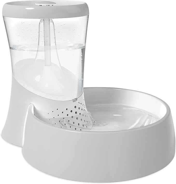 Petmate Fresh Flow Rain Battery Fountain for Cats and Dogs, 75 oz