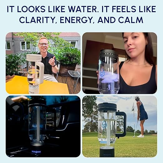 Hydrogen Water Bottle 32 Oz – Portable BPA Free Generator Tumbler with SPE/PEM Technology | Large Hydrogen Flask for Daily Hydration & Energy | H2 Infused Drinking Bottle Green by Dr Water