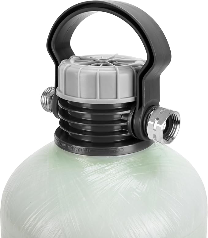 Camco TastePURE XXL Camper/RV Water Filter - Prevents Bacteria Growth & Reduces Bad Taste, Odor & More - Features Long-Term Water Filtration w/GAC & KDF - Includes 4' RV Drinking Water Hose (40015)