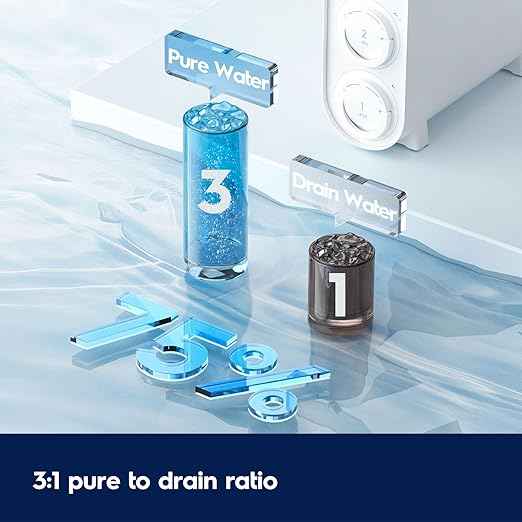 Electrolux Eco Compact Tankless Reverse Osmosis Water Filter, 600GPD, 9-Stage RO Water Filtration System, 3:1 Pure to Drain, Reduces TDS & Fluoride, BPA Free, Mini Size