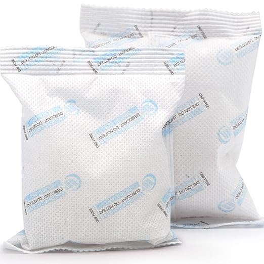 30 Packs 100 Gram Silica Gel Packets, Desiccant Packs for Storage, Moisture Absorber Packs for Moisture Control